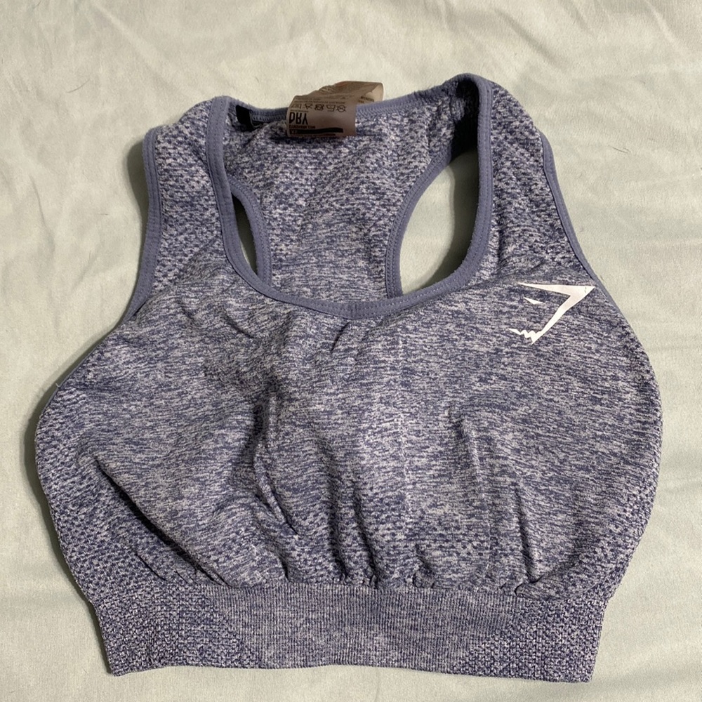 Gymshark vital seamless sports bra blue